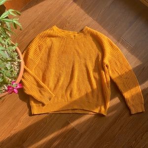 Orange Knit Sweater